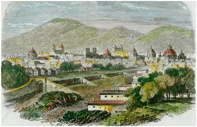 View of the city of Cuzco, Peru, c1875