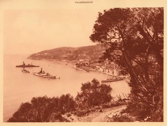 View of the Town and Roadstead, Villefranche, 1930