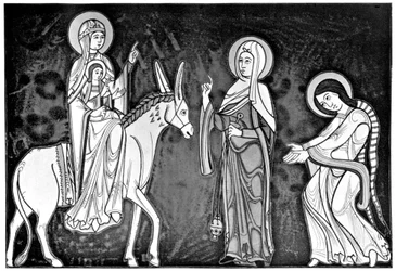 Virgin and Child Wearing Norman Costume
