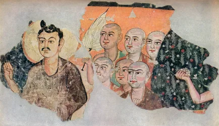 Wallpainting recovered from a ruined shrine at Miran, c300