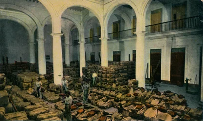 Warehouse of Leaf Tobacco, Havana, Cuba