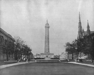 Washington Monument, Baltimore, Maryland, USA, c1900