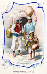 Water Carriers, Bolivia, 1911
