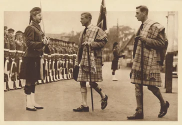 Wearing the Balmoral Tartan, Balmoral