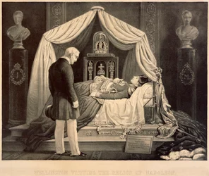 Wellington Visiting the Relics of Napoleon