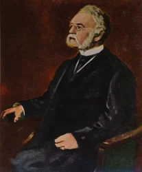Werner von Siemens. Painting by Lenbach