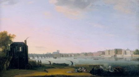 Westminster Bridge and Whitehall from Lambeth