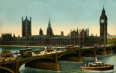Westminster Bridge and the Houses of Parliament, London