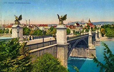 Wettstein Bridge, Basel, Switzerland
