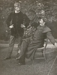 Whistler and Menpes, c1885, 1904