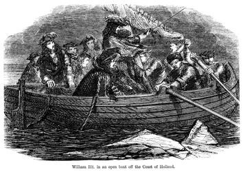 William III in an Open Boat off the Coast of Holland