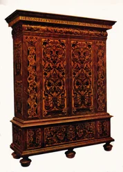 William and Mary Marquetry Cabinet, c1690