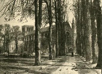 Winchester Cathedral, from the North-West, 1898
