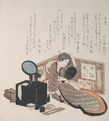 Woman Arranging Her Hair, 19th Century