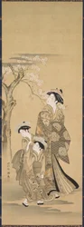 Woman and Two Children