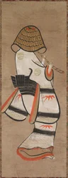 Woman as an Itinerant Monk: Onna Komuso Otsu-e