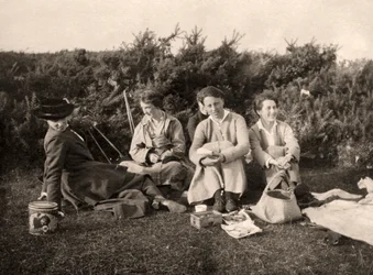 Women Enjoying a Picnic