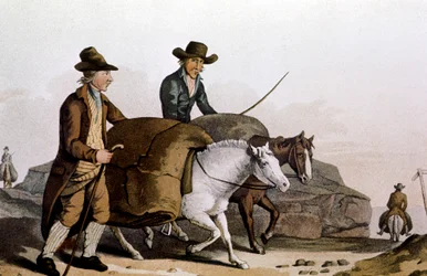 Wool merchant taking 