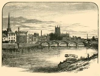 Worcester, from the Railway Bridge