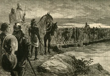 Xerxes Crossing The Hellespont
