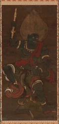 Yaksa Form of Vajrapani Blue Fudo