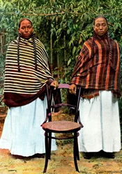 Young Hova women, Madagascar