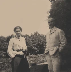 Yuri Alexandrovich Olsufyev 1878-1938 with his Wife Sophia Vladimirovna, 1900s