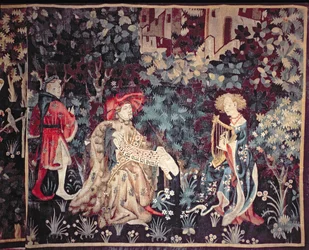 The Concert, Tapestry from Arras, 1420