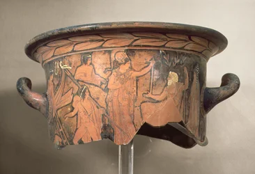 Black-figure krater (fragment)