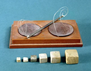 Chert Weights and Copper Balance, Mohenjodaro, 2300-1750 BC