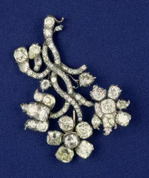 Diamond spray from the Russian crown jewels, once owned by Empress Catherine, c.1760