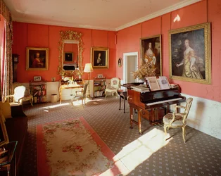 Drumlanrig Castle: parlour showing a portrait of Lady Jane Douglas