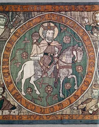 Embroidered altar frontal from Bamberg Cathedral, South German, c.1300