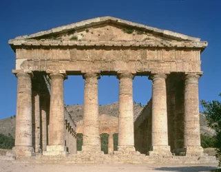 Greek Temple, c.424-416 BC (detail)
