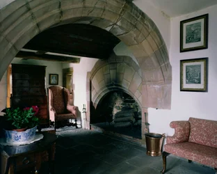 Interior of Lindisfarne, Holy Island, designed by Sir Edwin Lutyens