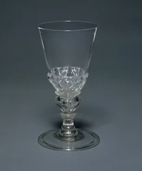 Lead Glass goblet: Facon de Venise, c.1680