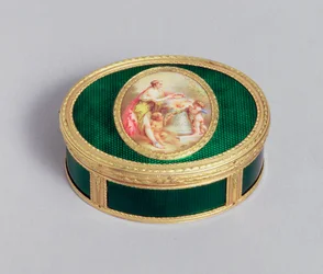 Louis XVI gold and enamel snuff box, by Pierre-Francois Drais, Paris, 1774