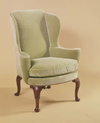 Queen Anne wing chair