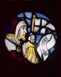Roundel of the prophet Jeremiah, 15th century