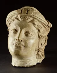 Stucco Head, Gandhara, 4th Century AD