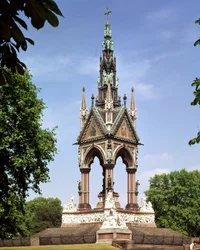 The Albert Memorial from the Albert Hall