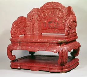 The throne of Emperor Chien Lung (1736-95)