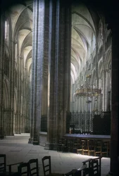 View of the interior, Durham Cathedral, built 1093-1289