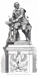 A statue of Theophraste Renaudot