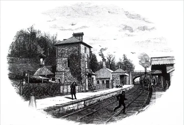 A view of North Staffordshire railway station
