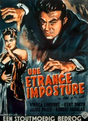 Poster for the movie Ce côté de la loi directed by Richard Bare with Viveca Lindfors and Kent Smith 1950