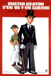 Poster for the film Doughboys with Buster Keaton and Sally Eilers 1930