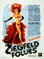 Poster of the film Ziegfeld Follies by Lemuel Ayers with Lucille Ball