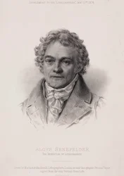 Alois Senefelder, German inventor of lithography