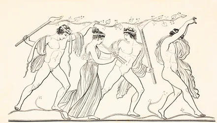 Ancient Grecian Revellers, from 